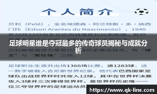 足球明星谁是夺冠最多的传奇球员揭秘与成就分析